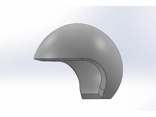 piloto casco réplica v11 3D print model - Mito3D