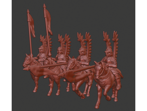 winged hussar miniatures cavalry gaming historic historical history historyproject horse kings war kow miniature polish rpg tabletop game 3d print model - Mito3D