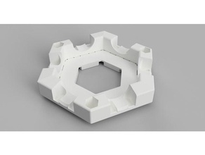 marble track - basic tile gravitrax compatible improved printability base plate 3d print model - Mito3D