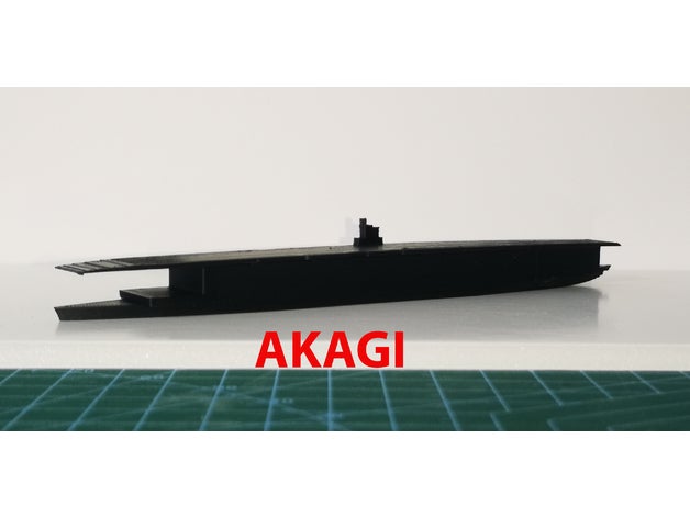 japanese aircraft carrier akagi 3D print model - Mito3D