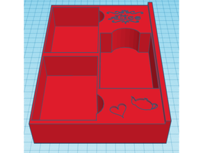 Alice inserto gioco tavolo inserire 3d print model - Mito3D