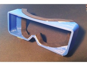 gafas protecci corona virus covid-19 goggles 2019-ncov coronavirus glasses notouchchallenge proteccion 3d print model - Mito3D
