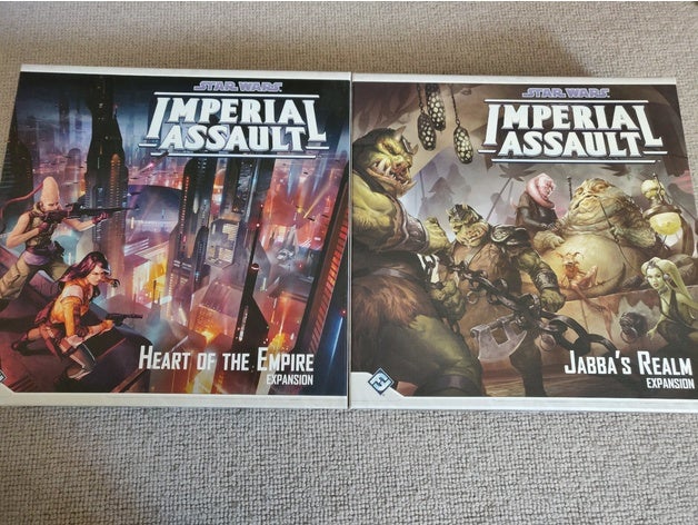 imperial assault - map tile organiser base game expansions boardgame inserts board insert box 3D print model - Mito3D