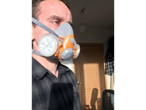 filtre gaz masque vie sécurité protection 3d print model - Mito3D