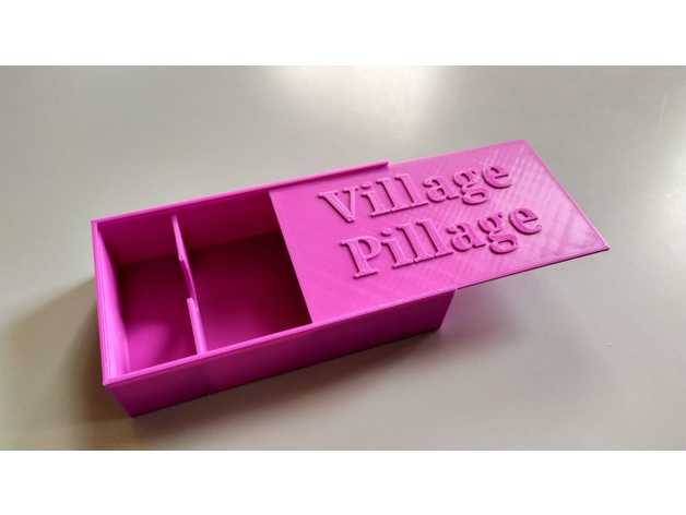 villaggio saccheggi scatola 3D print model - Mito3D