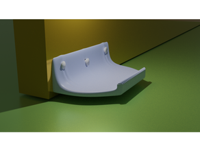 foot door-handle door-footle dmcg door doorhandle footle gnamp handle keychain 3d print model - Mito3D
