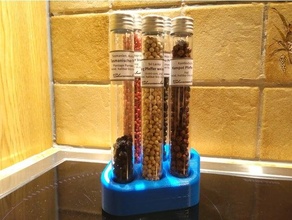 spices tube holder 3d print model - Mito3D