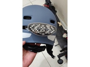 luz suporte inclinar 500 btwin bibícula bicicleta capacete kask 3d print model - Mito3D