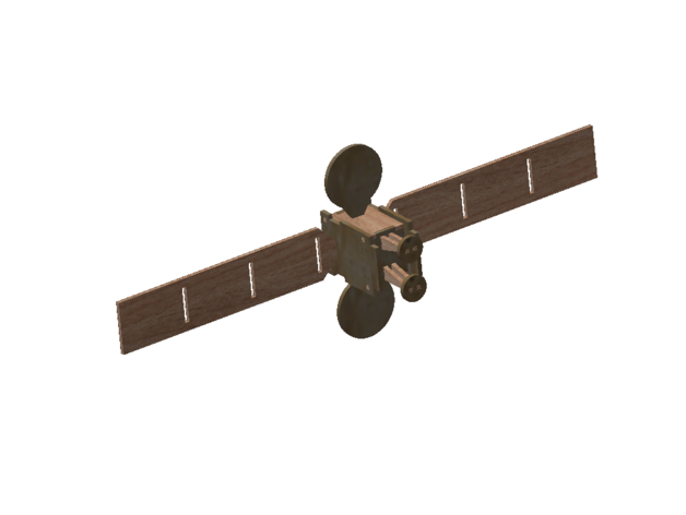 satellitare 3D print model - Mito3D
