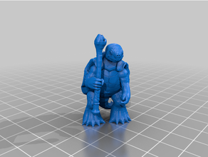 tortle wizard remix boardgame accessories dd dungeons dragons mini miniatures tabletop 3d print model - Mito3D