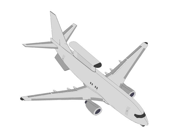 boeing 737 aew amp c aerotransportado temprano advertencia controlar aeronave 700 aeroespacial aewc airbone avión australiano aire fuerza awacs bar kartal 3D print model - Mito3D