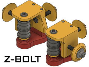 z-bolt reinforced belt tensors 3d printer parts corexy tensor 3d print model - Mito3D