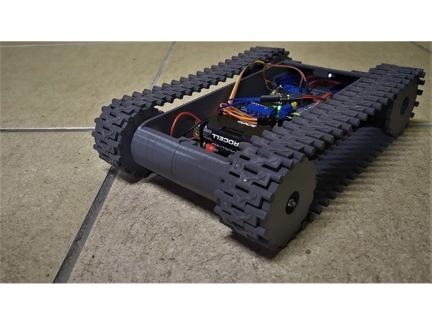 Arduino rc Bluetooth Panzer Wagen 3D print model - Mito3D