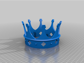 Roi couronne 3d print model - Mito3D