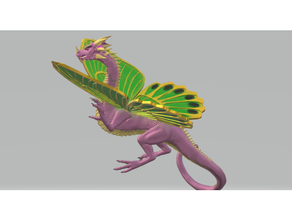 fainerie dragon donjons dragons 3d print model - Mito3D