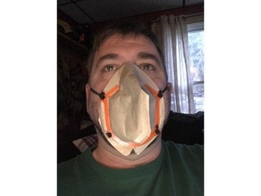 respirator face mask 3d print model - Mito3D