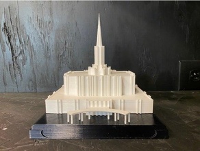 Jordán río Utah templo Iglesia lds 3d print model - Mito3D