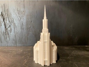 ikiz düşme idaho tapınak şakak mabet kilise lds 3d print model - Mito3D