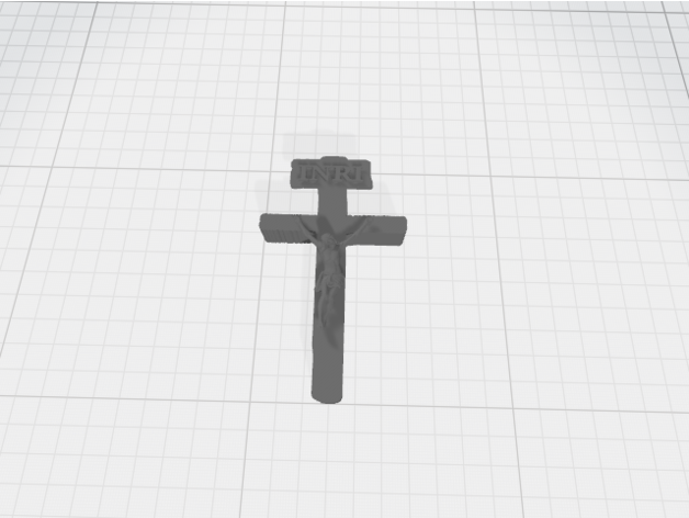 crucifix Jésus 3D print model - Mito3D