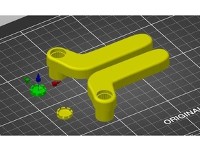 93-97 del sol targa roof latch handle sides honda lever 3d print model - Mito3D