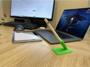 Apfel Bleistift Schreibtisch Stand Kugelschreiber Stift 3d print model - Mito3D