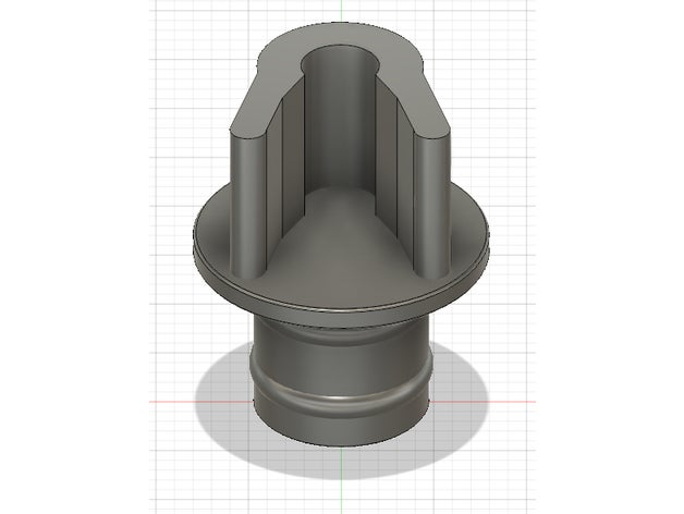 agrafe axe 4mm 3D print model - Mito3D