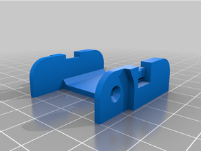 customizable cable chain snap-in management 3d print model - Mito3D