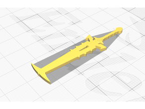 kıyamet ebedi kılıç 3d print model - Mito3D
