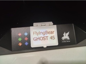 screen cover flying bear ghost 4s flyingbear ghost4 ghost4s 3d print model - Mito3D