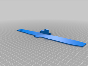 uss midway aircraft carrier 3d print model - Mito3D