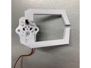 robot claw grabber cube microservo mircro servo mount robotics 3d print model - Mito3D