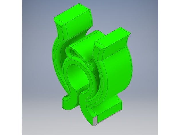 fones ouvido suporte grampo PIN pano 3D print model - Mito3D