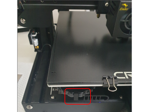 ender 3 clip indicatore roue scivolando du altopiano 3d print model - Mito3D