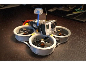 cinewhoop 3 inch drone frame based tyro79 quadcopter 3d print model - Mito3D
