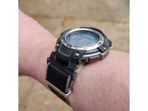 casio sgw100 reloj banda adaptador 24mm OTAN 3d print model - Mito3D