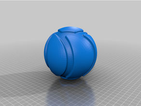 disparo llave material pelota solido 3d print model - Mito3D