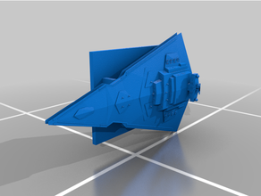 xyston afficher supporter final ordre étoile destructeur guerres 3d print model - Mito3D