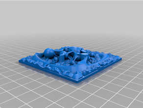 krallık ölüm Spidiküller arazi paketlemek büyütülmüş kdm 3d print model - Mito3D