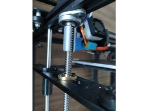 Tronxy x5sa Achse Stopper Bett Nivellierung Dual Schraube Endstation 3d print model - Mito3D