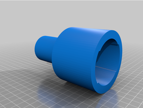 rigid shop vacuum pvc adapter pipe shopvac 3d print model - Mito3D