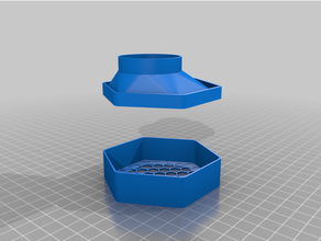 customized hepa polygon valvy 3d print model - Mito3D