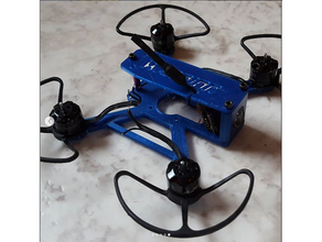 micro copterframe 100mm 16x16 empiler 3d print model - Mito3D
