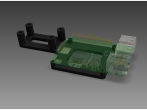 kübik i3 mega Ahududu pi Kulp destek binmek 3d print model - Mito3D