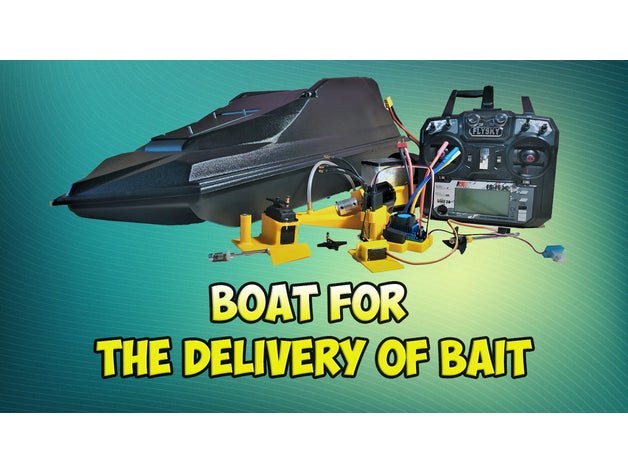 boat delivery bait hands fishing 3D print model - Mito3D