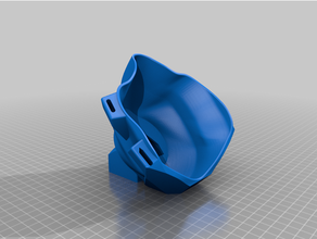covid 19 hepa mascarar filtro médico roomba 3d print model - Mito3D