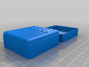 customized memory card barturox lid - customizer 3d print model - Mito3D
