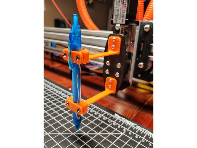 Stift Halter Unterstützung Anhang cnc Plotter Glühwürmchen Gelassenheit xy 3D print model - Mito3D