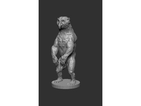 Owlbear urso Urso coruja fera criaturas dm mini dnd dndbeast miniatura masmorras dragões masmorra fantasia monstro ursos 3d print model - Mito3D