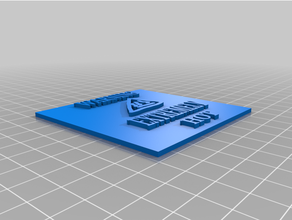 avvertimento cartello attenzione estremamente caldo 3d print model - Mito3D