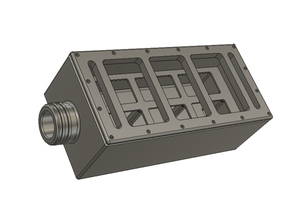 mancha filtrar caja covid 19 hepa 8 3d print model - Mito3D